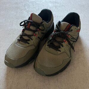 Asics Gel Venture 8 Sneaker Running Shoes Men 11 Green Orange Trail 1011A824